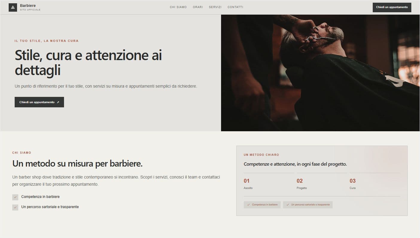 Anteprima del modello Barbiere
