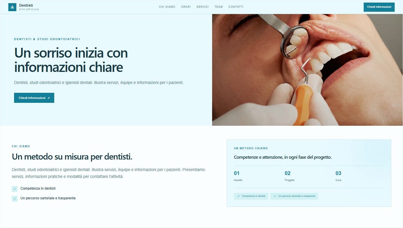 Anteprima del modello Studio dentistico