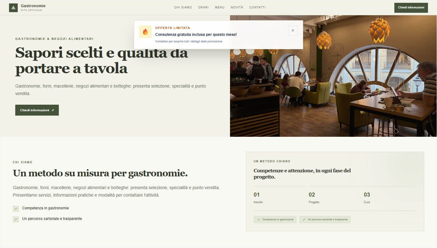 Anteprima del modello Gastronomia